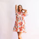 Rainbow Flower Bondi Dress