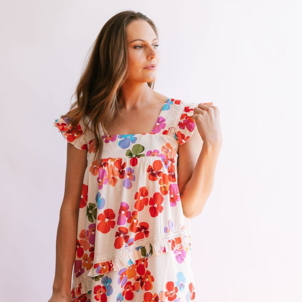 she is olla dresses She is Olla - Papaya Maxi Dress - White