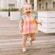 Rainbow Plaid Baby's Dune Bloomer Set