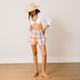 Rainbow Plaid Bermuda Short