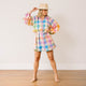 Rainbow Plaid Pippa Dress