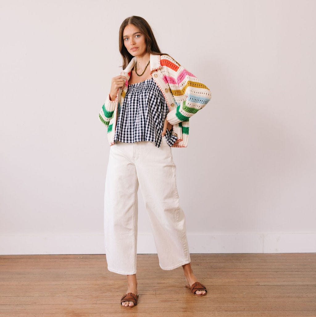 Rainbow Stripe Emery Cardigan – Sunshine Tienda®