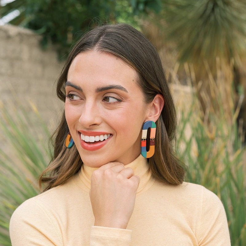 Sunshine Tienda® Rancher Oval Earrings