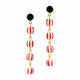 Red Sofia Drop Earrings