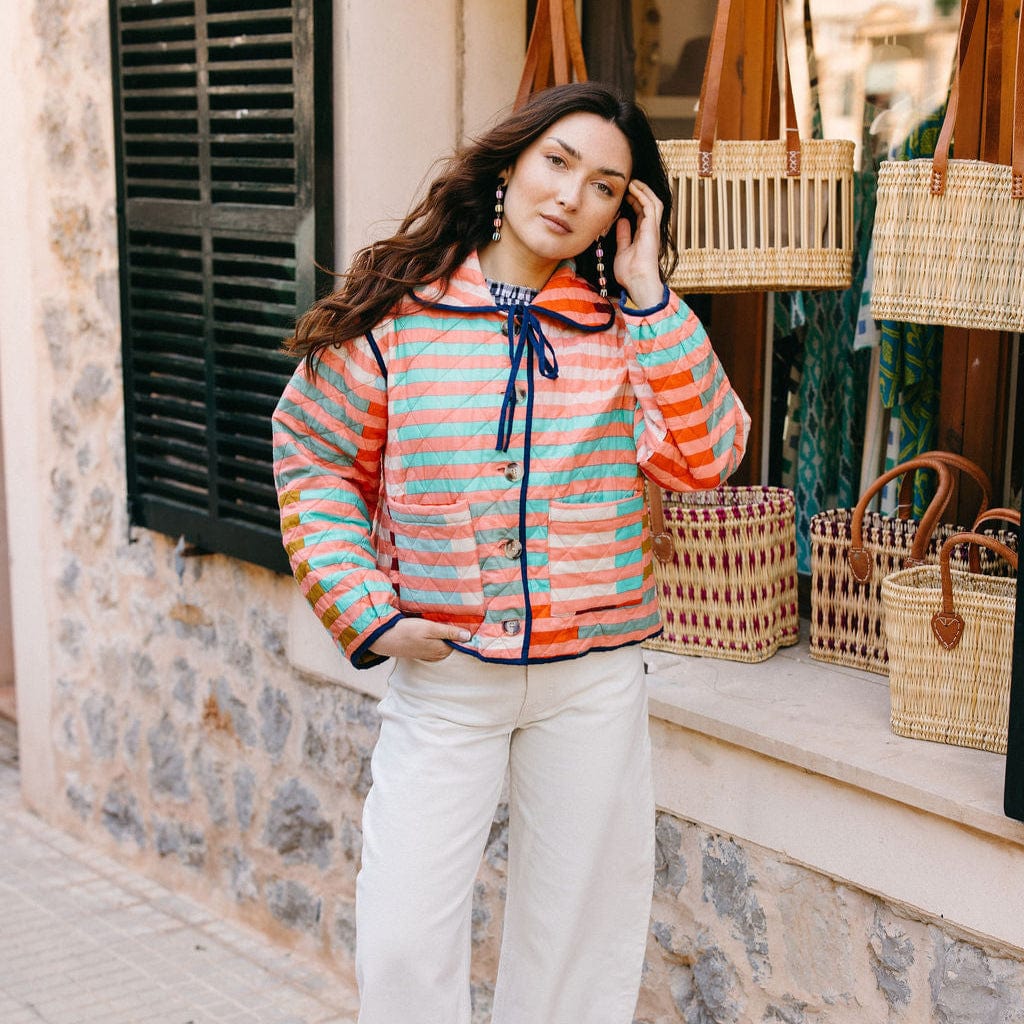 Reversible Stripe Stevie Quilted Jacket – Sunshine Tienda®