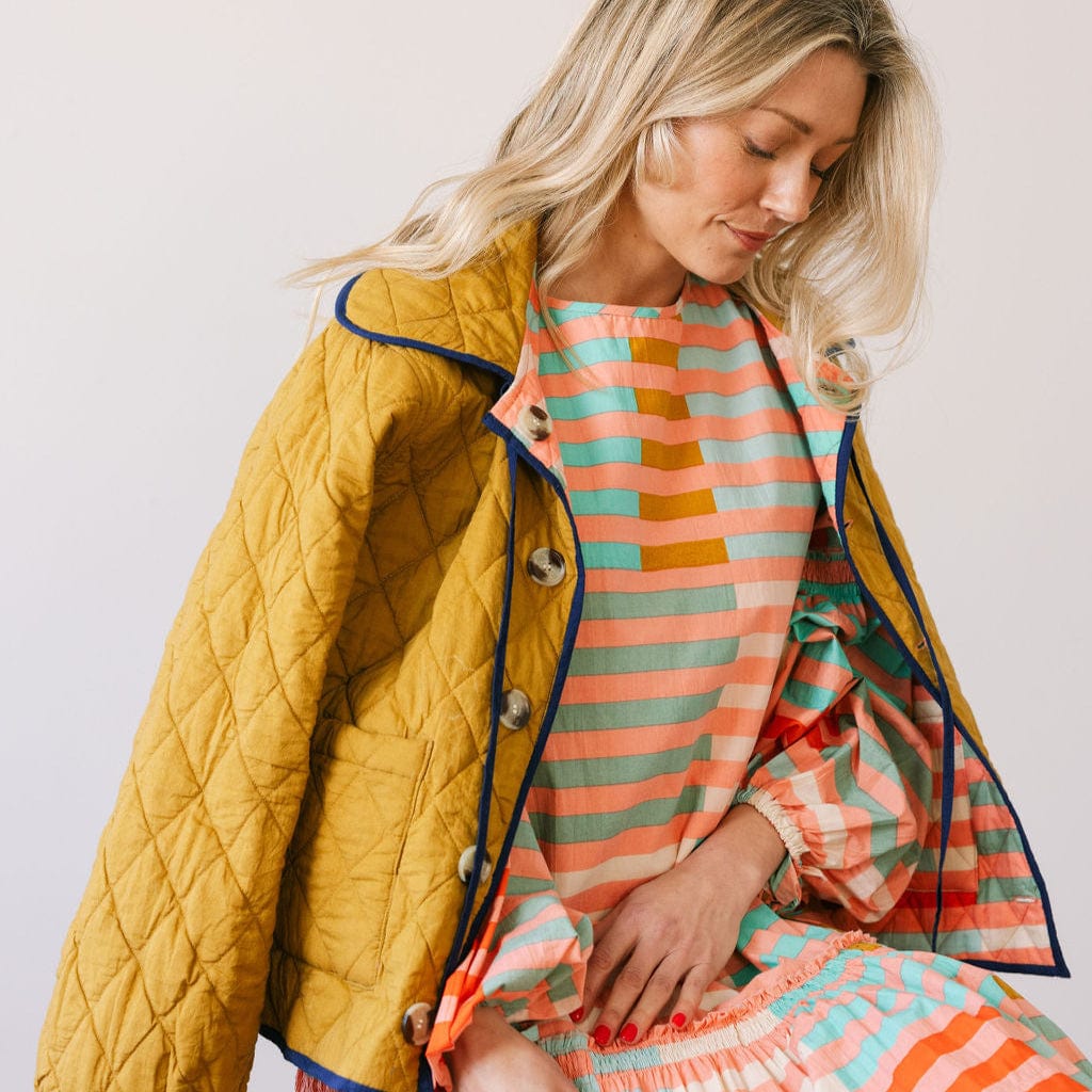 ジャケット・アウター reversible jacket border & stripe reversible jacket border & stripe