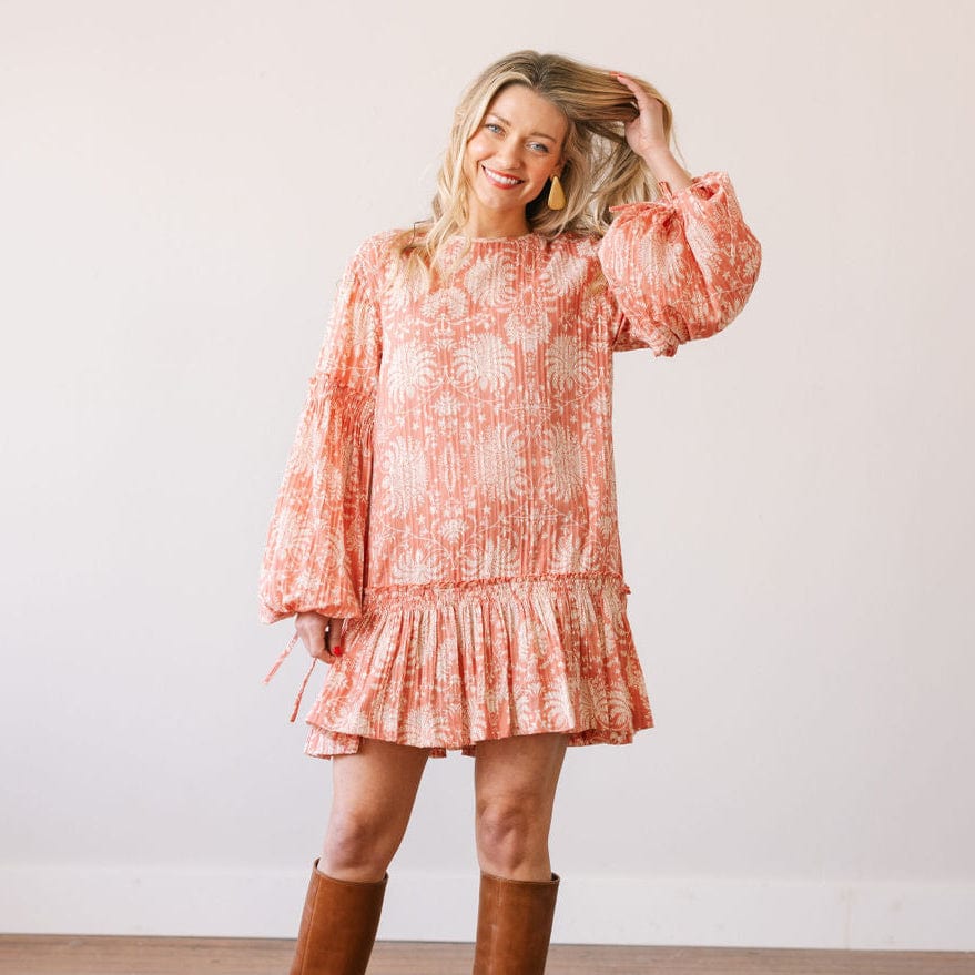 Gilded Palm Khai Mini Dress