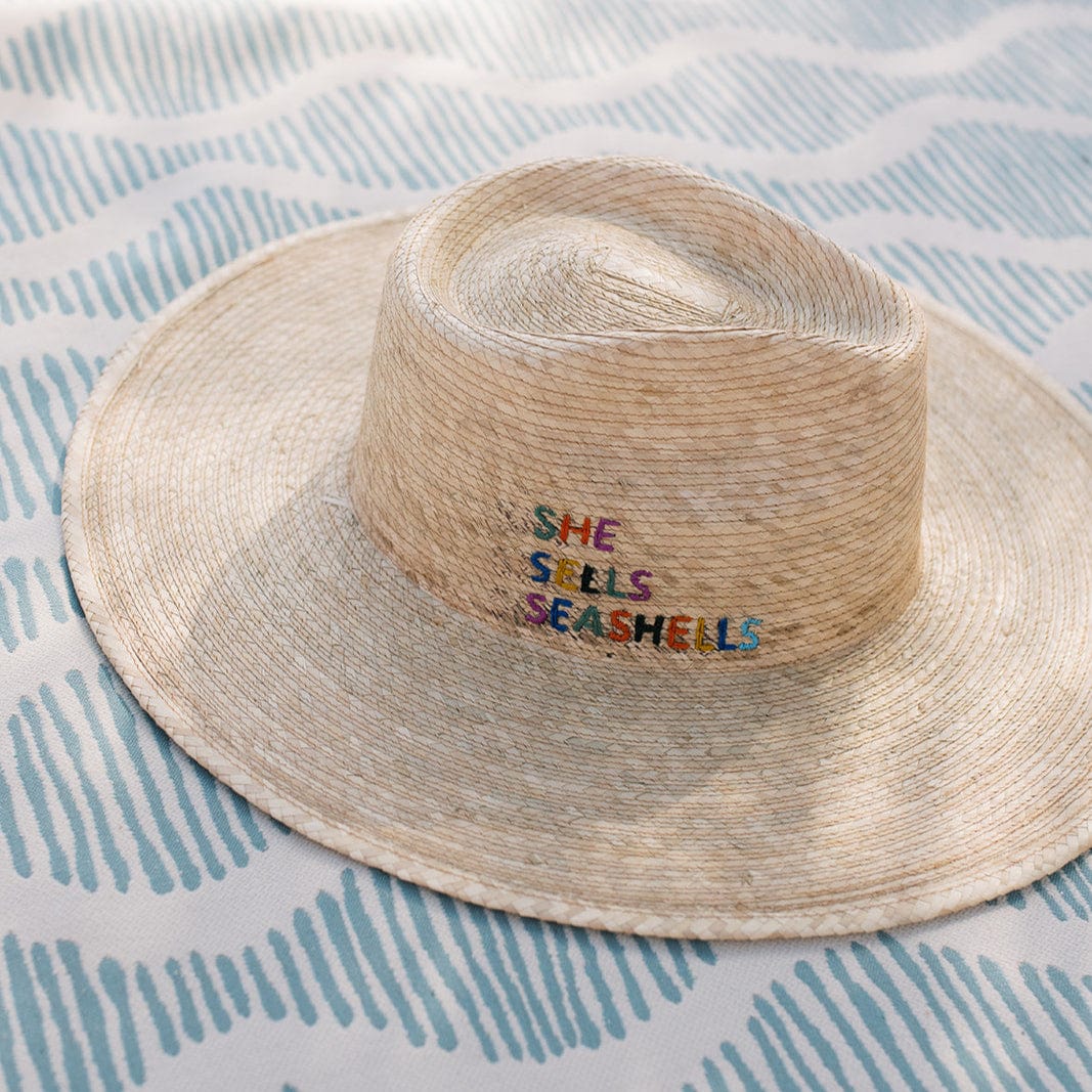 She Sells Seashells Palm Hat – Sunshine Tienda®