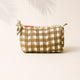 Small Painted Gingham Pouch