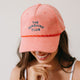 Strawberry Terry Trucker Hat