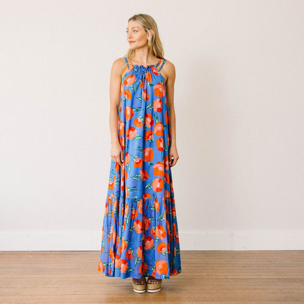 Summer Poppy Camilla Dress L