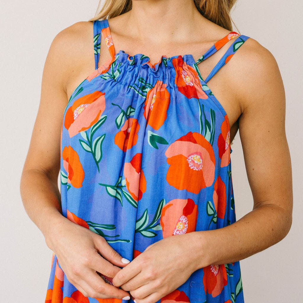 Summer Poppy Camilla Dress L
