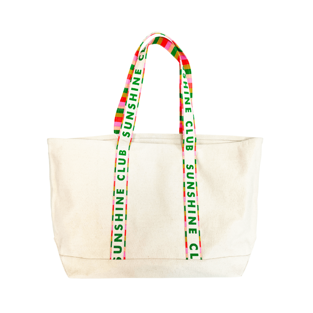 Sunshine Club Canvas Tote – Sunshine Tienda® Sunshine Club Canvas Tote – Sunshine Tienda®