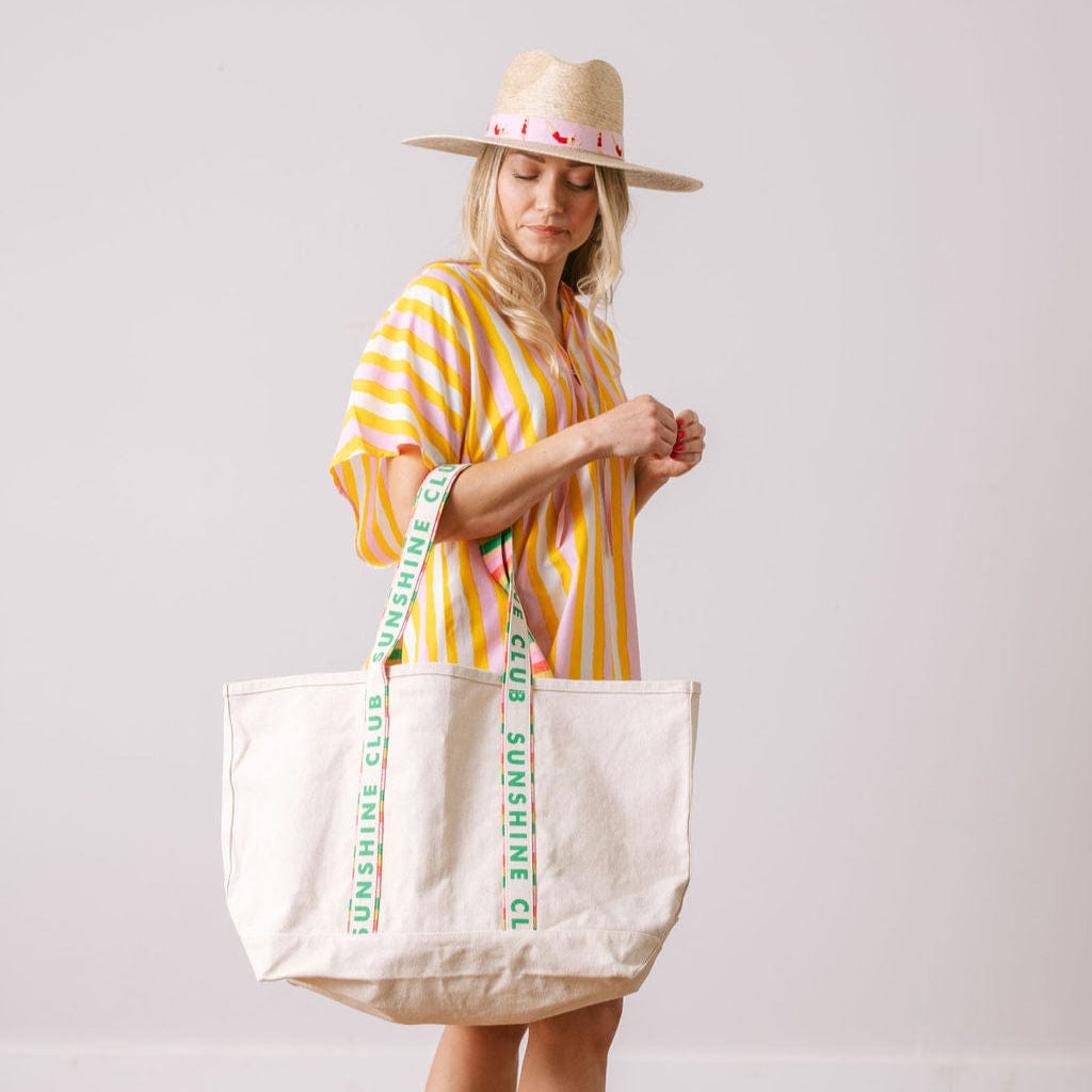 Sunshine Club Canvas Tote – Sunshine Tienda® Sunshine Club Canvas Tote – Sunshine Tienda®