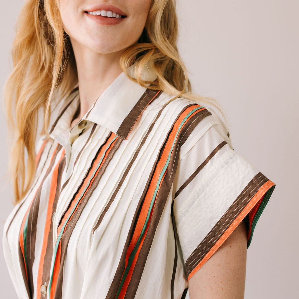 Sunshine Tienda® Vintage Stripe Eloise Dress