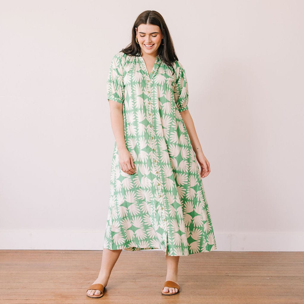 Viridian Tile Oasis Dress M Viridian Tile Oasis Dress M