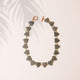 Smoky Gray Heart Necklace