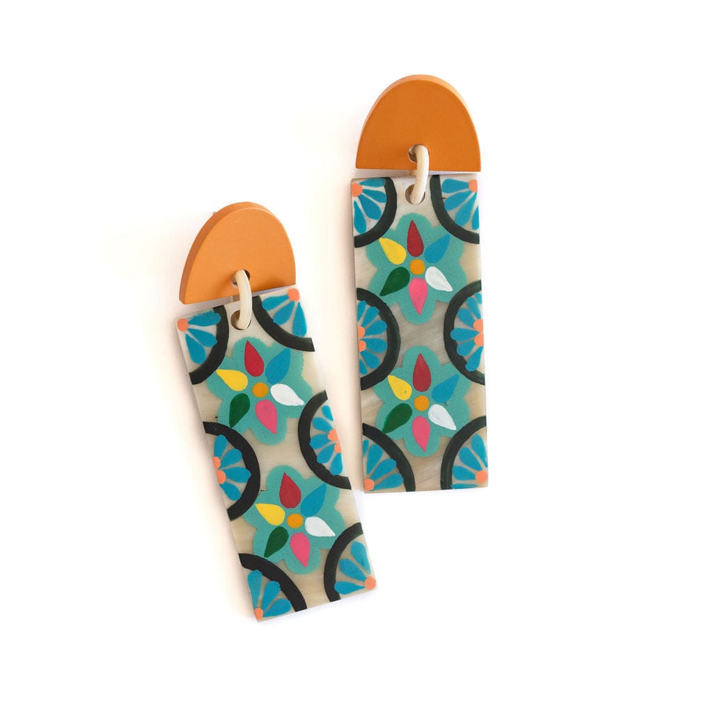 Sunshine Tienda® Azulejos Cabana Earrings