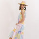 Colorful Stripe Positano Dress