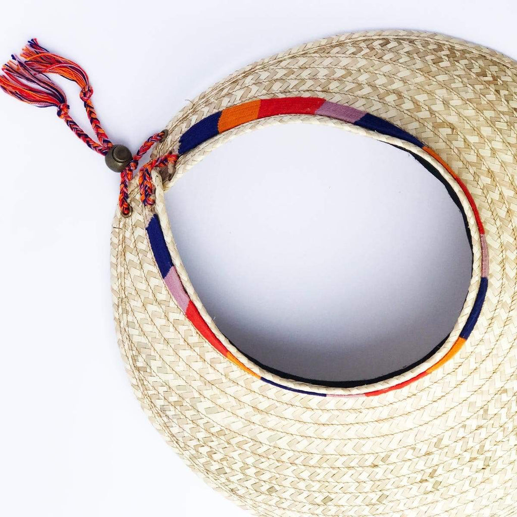 Sunshine Tienda Cristina Striped Visor