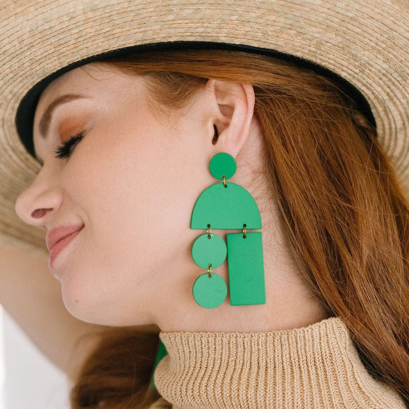 Sunshine Tienda® Emerald Mobile Earrings