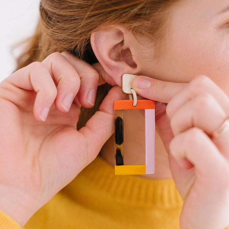 Sunshine Tienda® Go West Colorblock Earrings