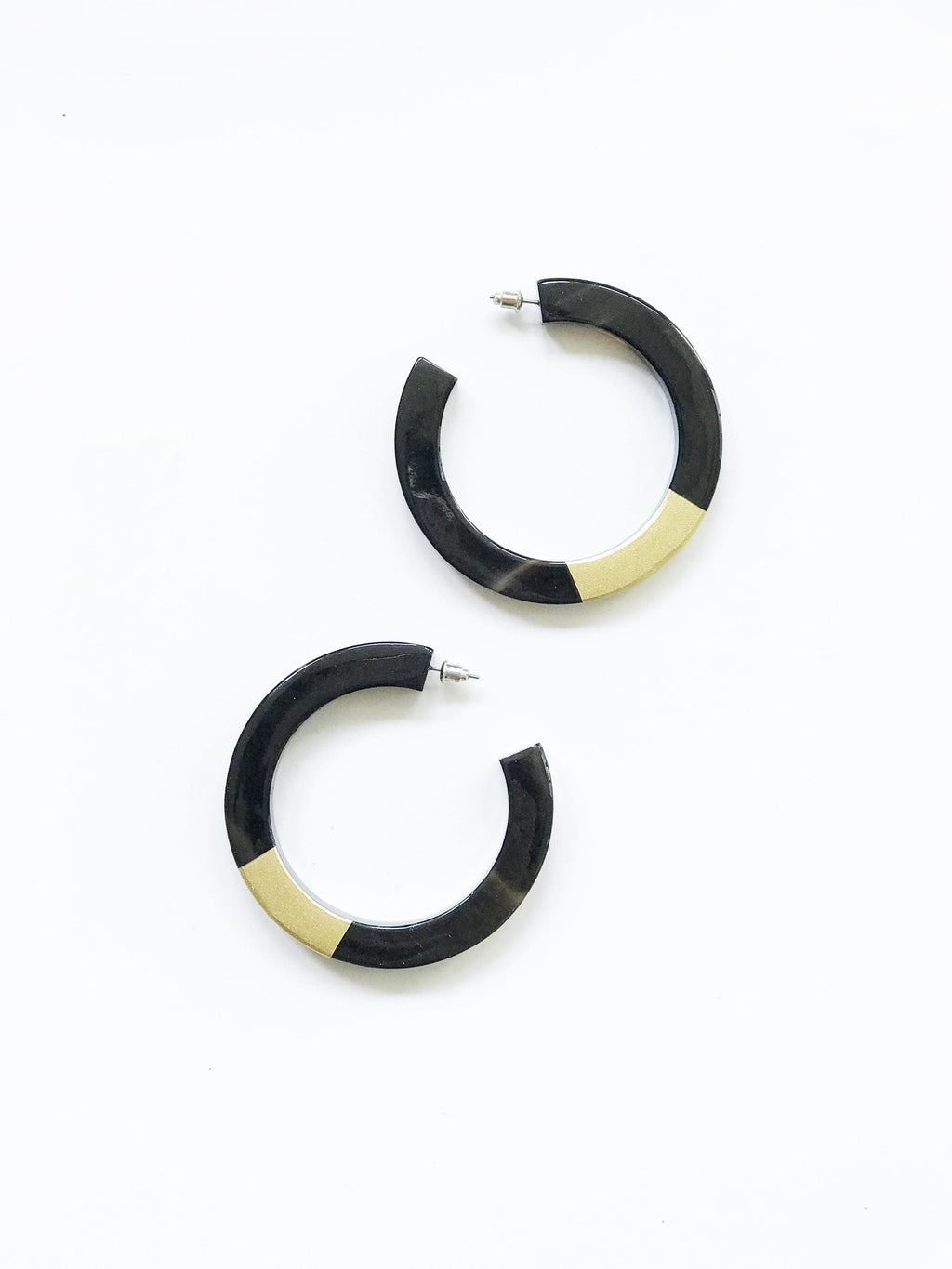 Sunshine Tienda Gold Painted Hoops