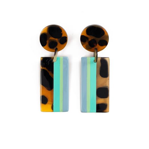 Sunshine Tienda® High Tide Horn Statement Earrings