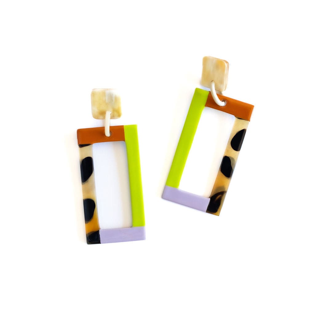 Sunshine Tienda® Indian Summer Colorblock Earrings