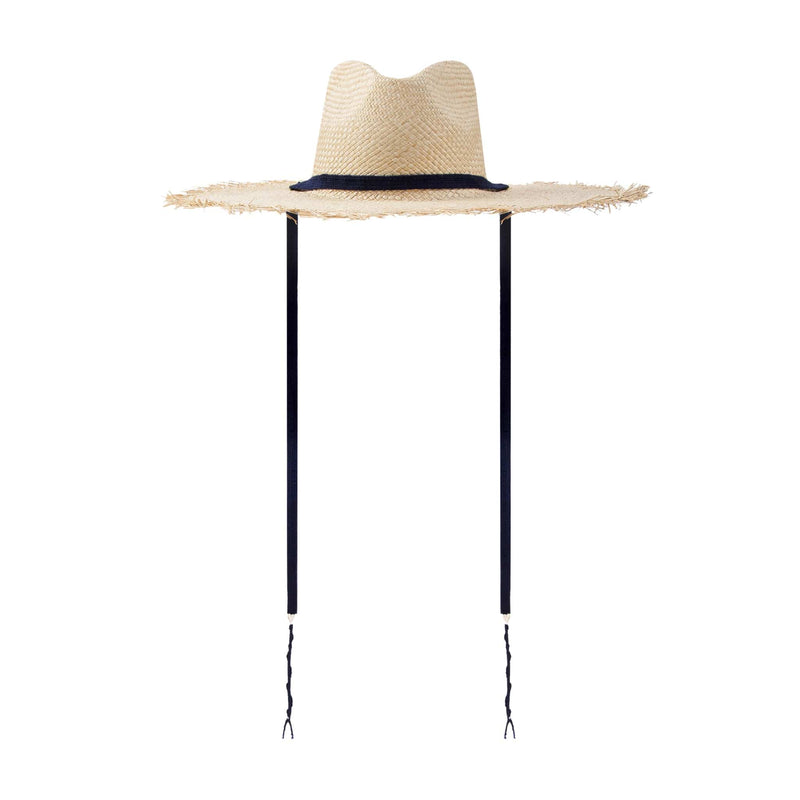 Sunshine Tienda Miriam Wide Brimmed Palm Fringe Hat