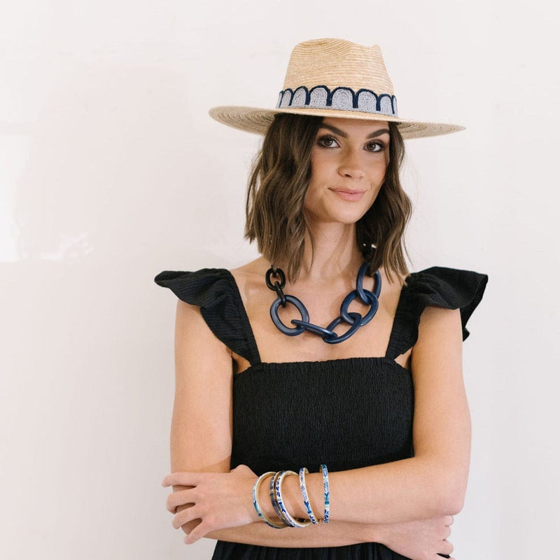 Sunshine Tienda® Navy Chain Necklace