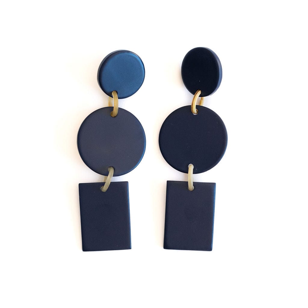Sunshine Tienda® Navy Harbor Earrings