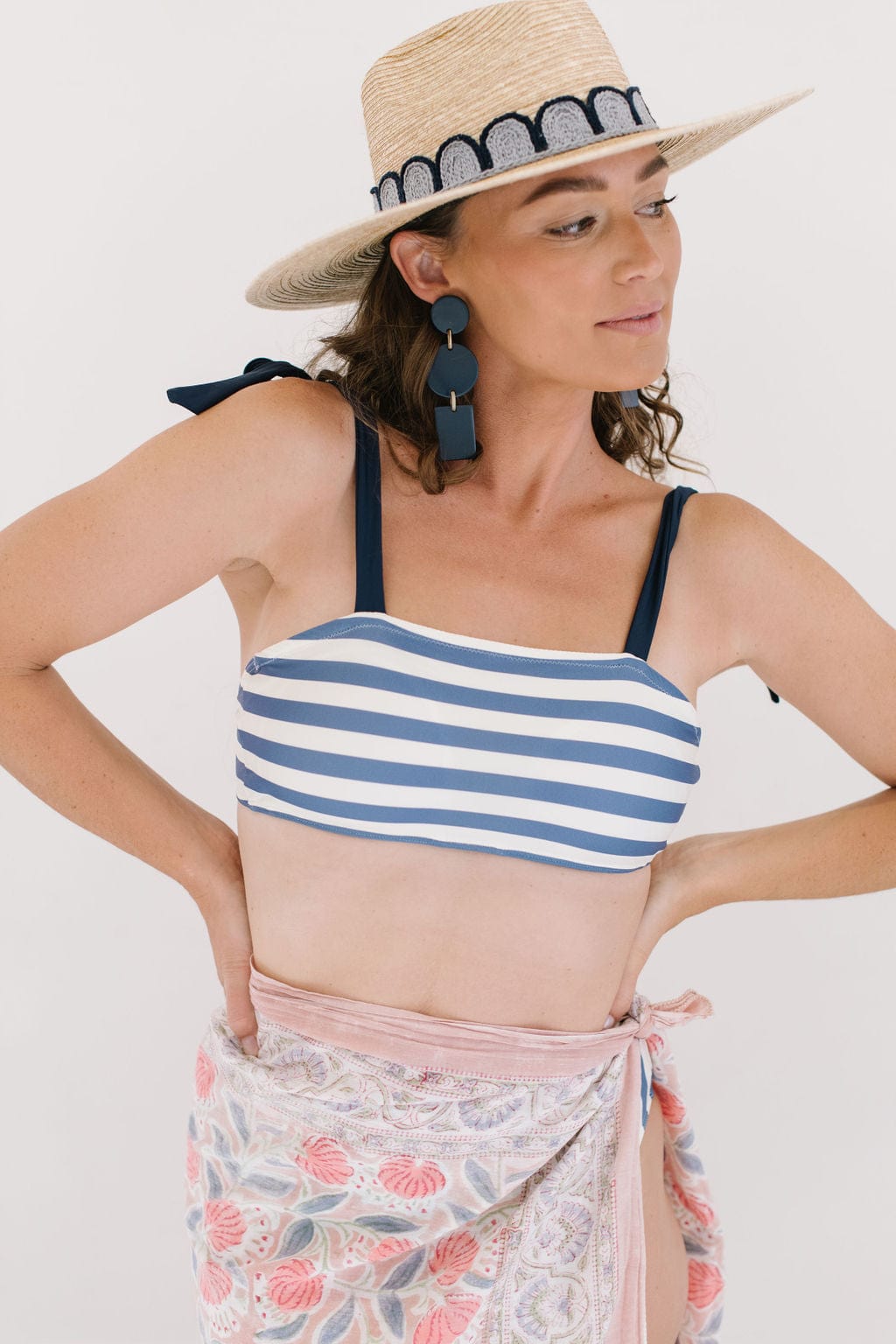 Sunshine Tienda® Navy Harbor Earrings