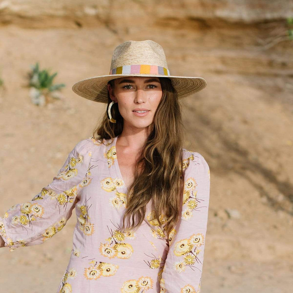 Sunshine Tienda Pastel Palm Sun Hat