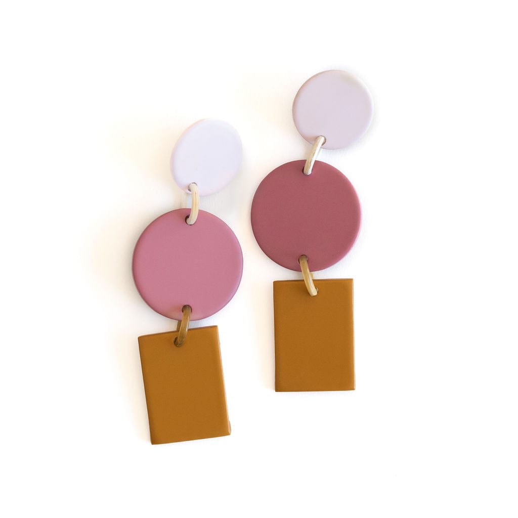 Sunshine Tienda® Pink Harbor Earrings