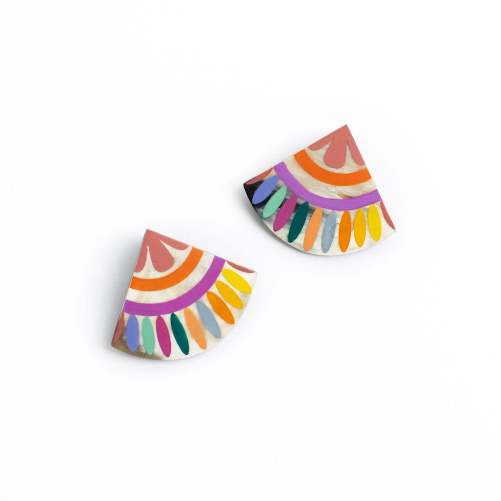 Sunshine Tienda® Rainbow Tile Earrings