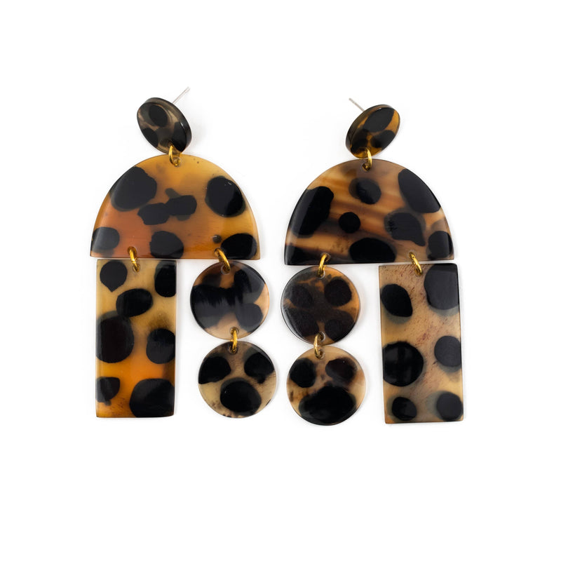 Sunshine Tienda Safari Mobile Statement Earrings