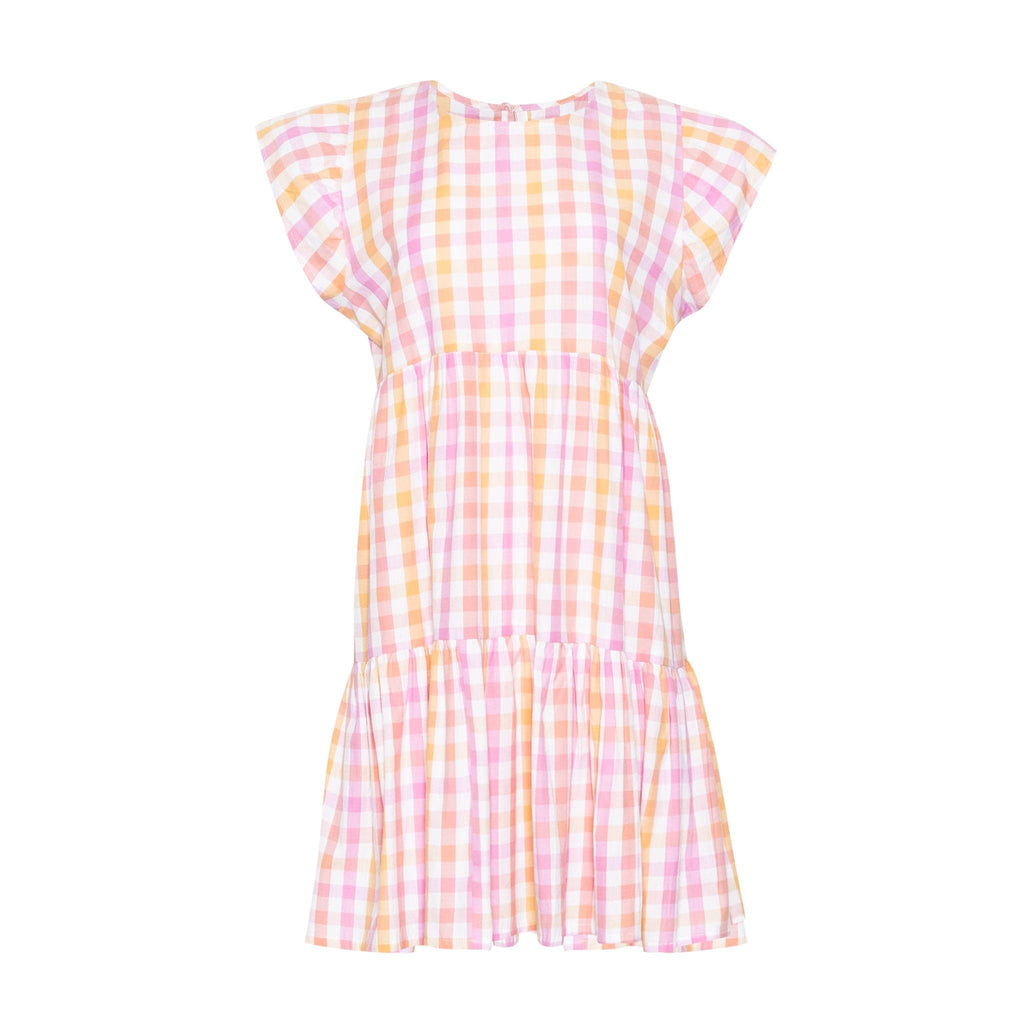 Sunshine Tienda® Sherbet Gingham Poppy Dress