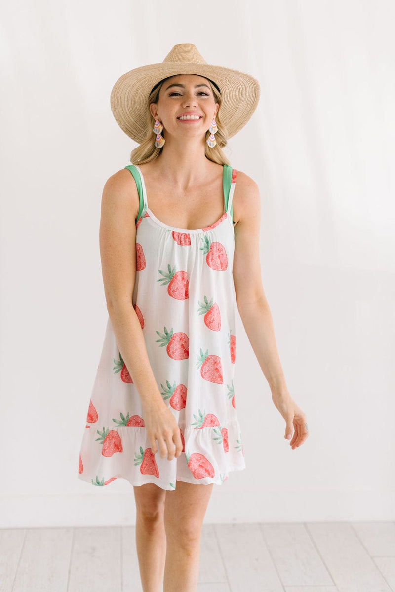 Sunshine Tienda® Strawberry Olivia Dress