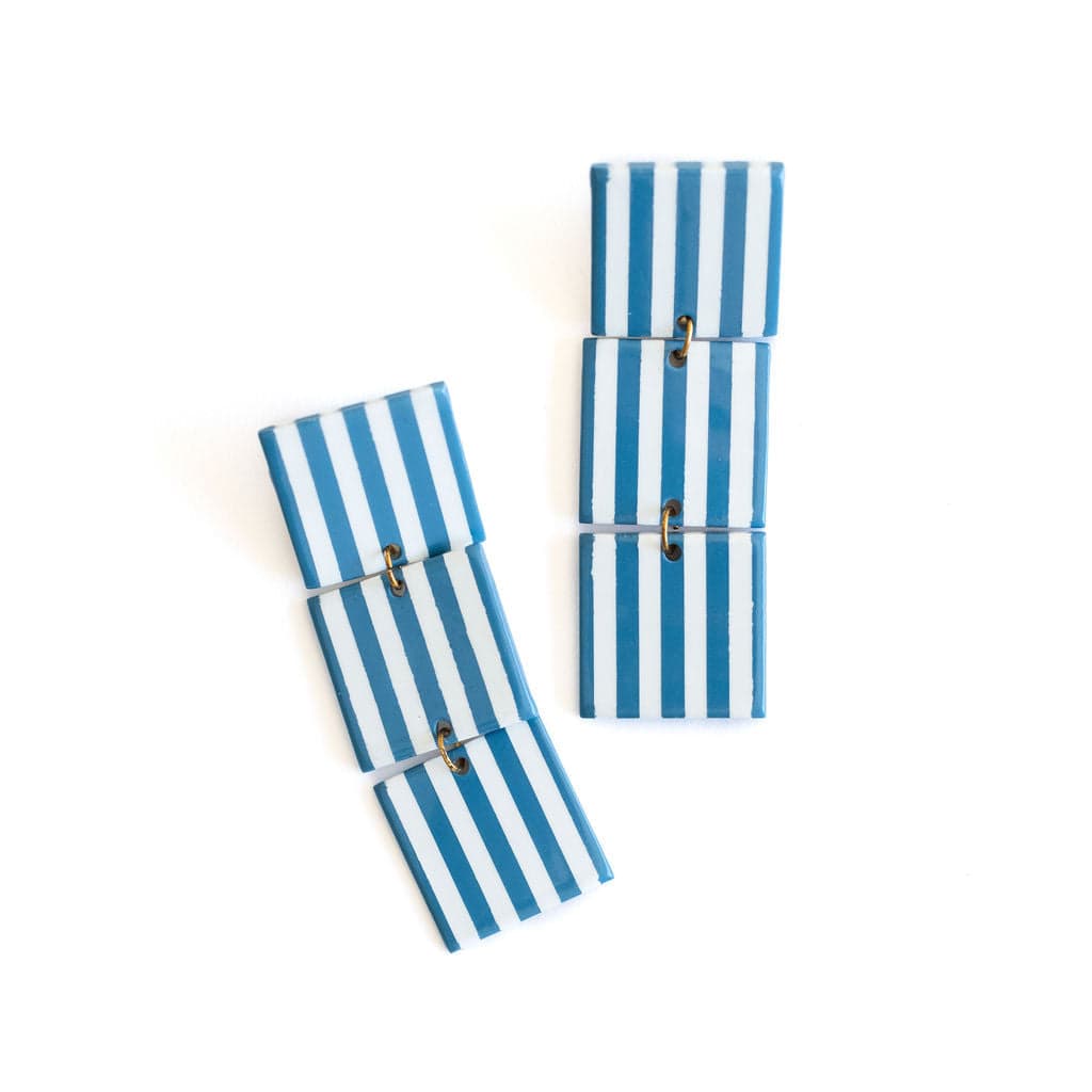 Sunshine Tienda® Stripe Ahoy Earrings