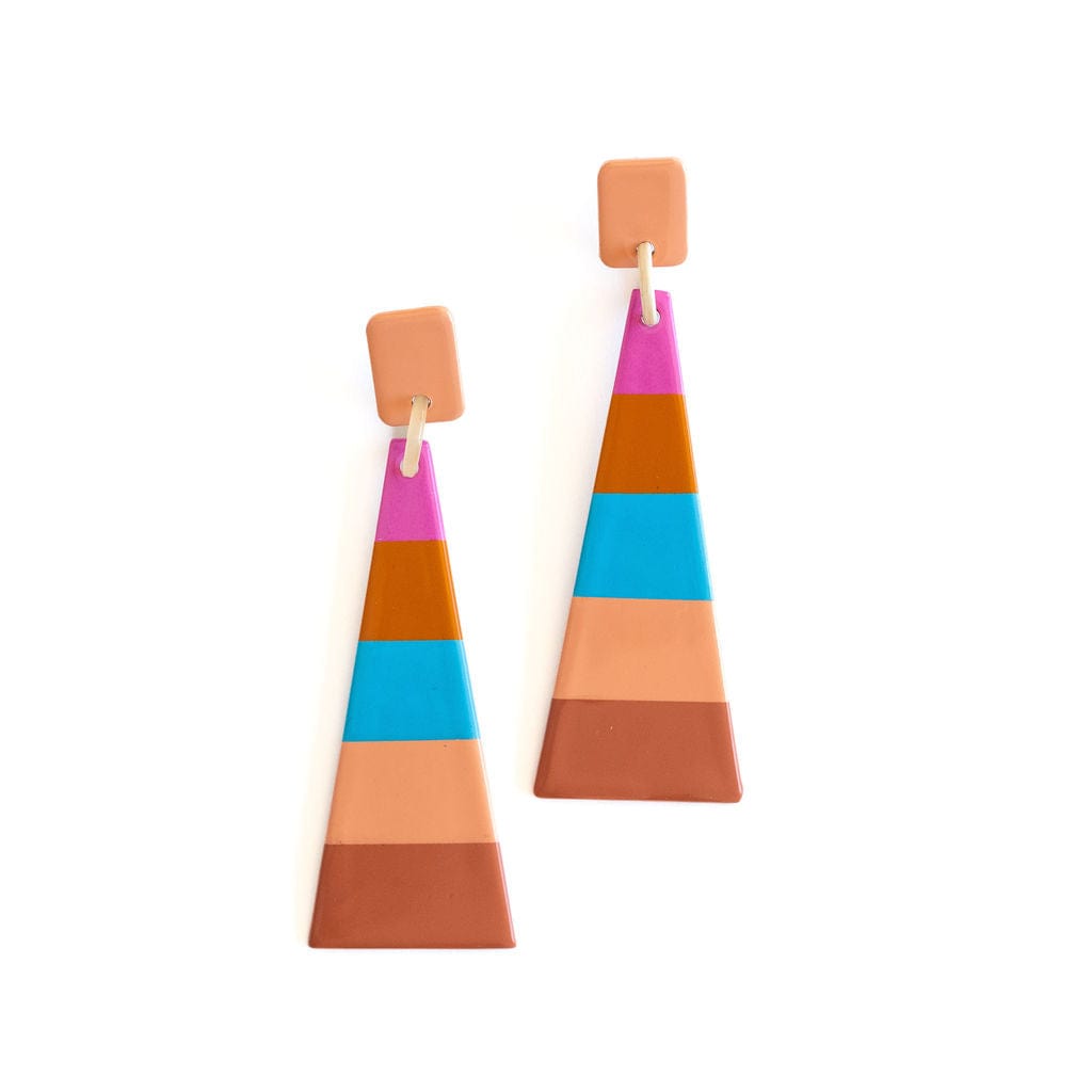 Sunshine Tienda® Ticky Tacky Shield Earrings