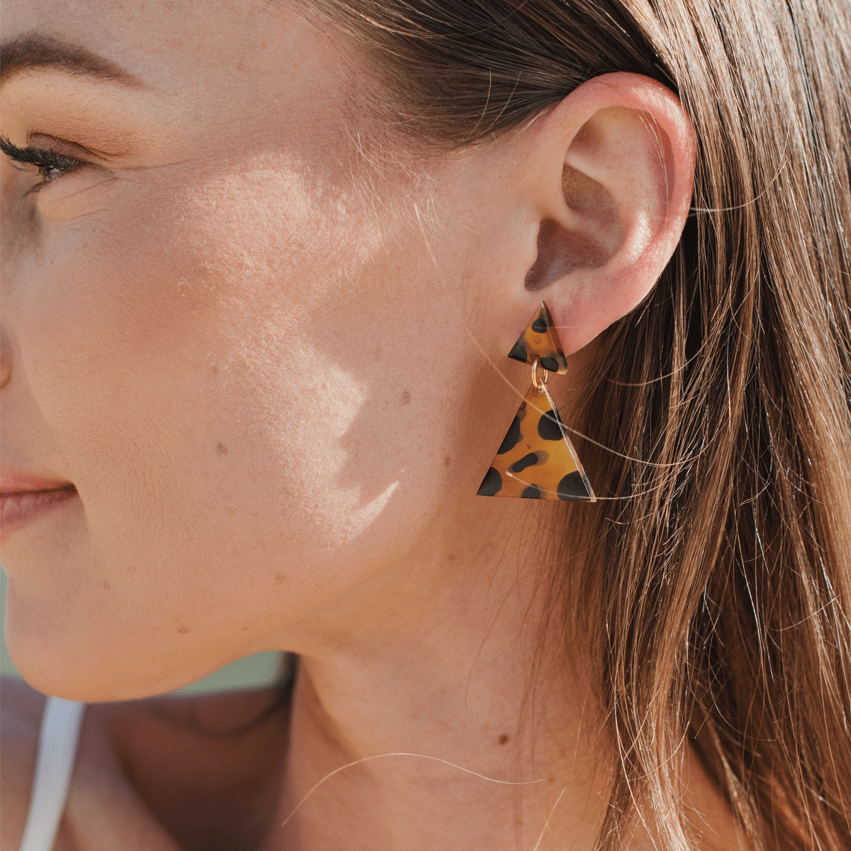 Sunshine Tienda® Tortoise Mayan Earrings