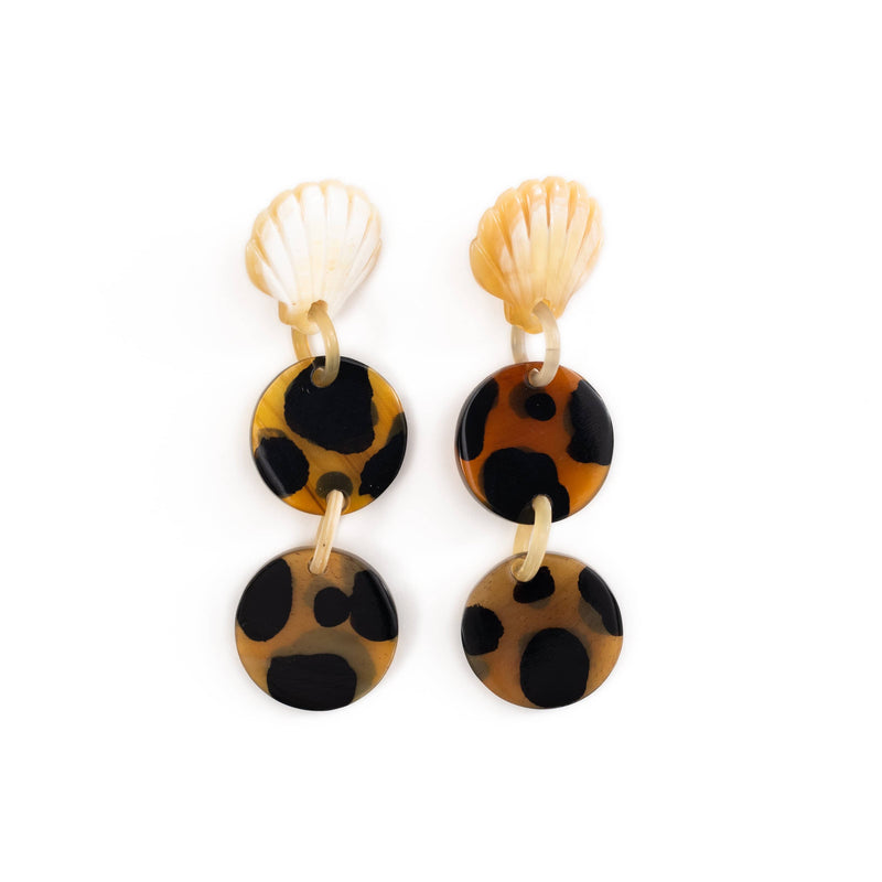 Sunshine Tienda® Tortoise Seashell Drop Earrings