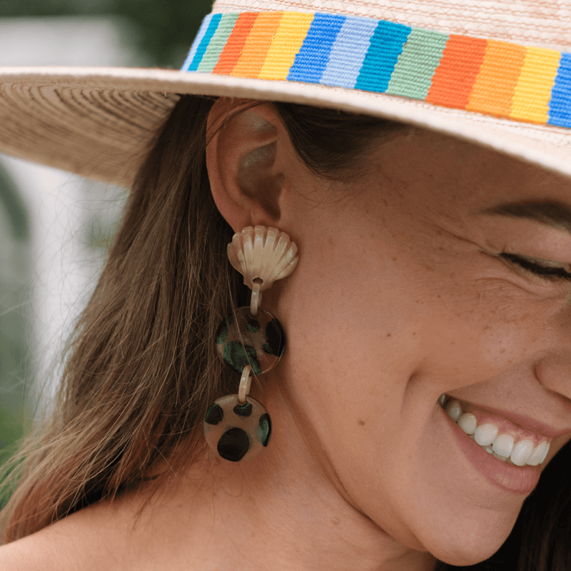 Sunshine Tienda® Tortoise Seashell Drop Earrings