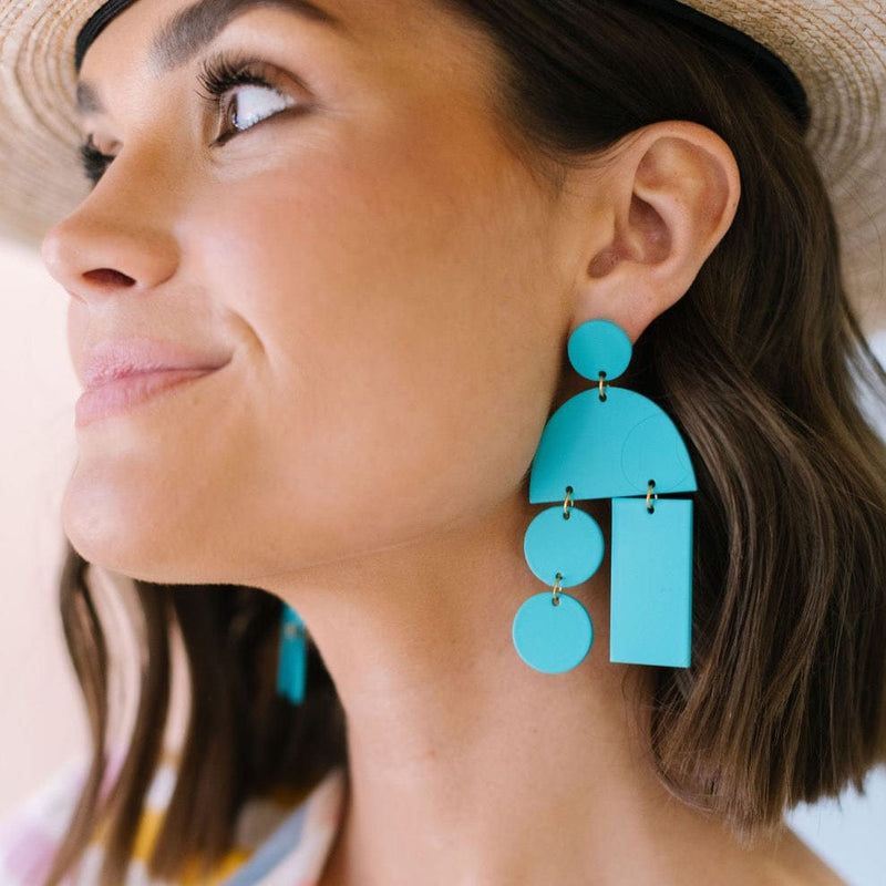 Sunshine Tienda® Turqouise Mobile Earrings
