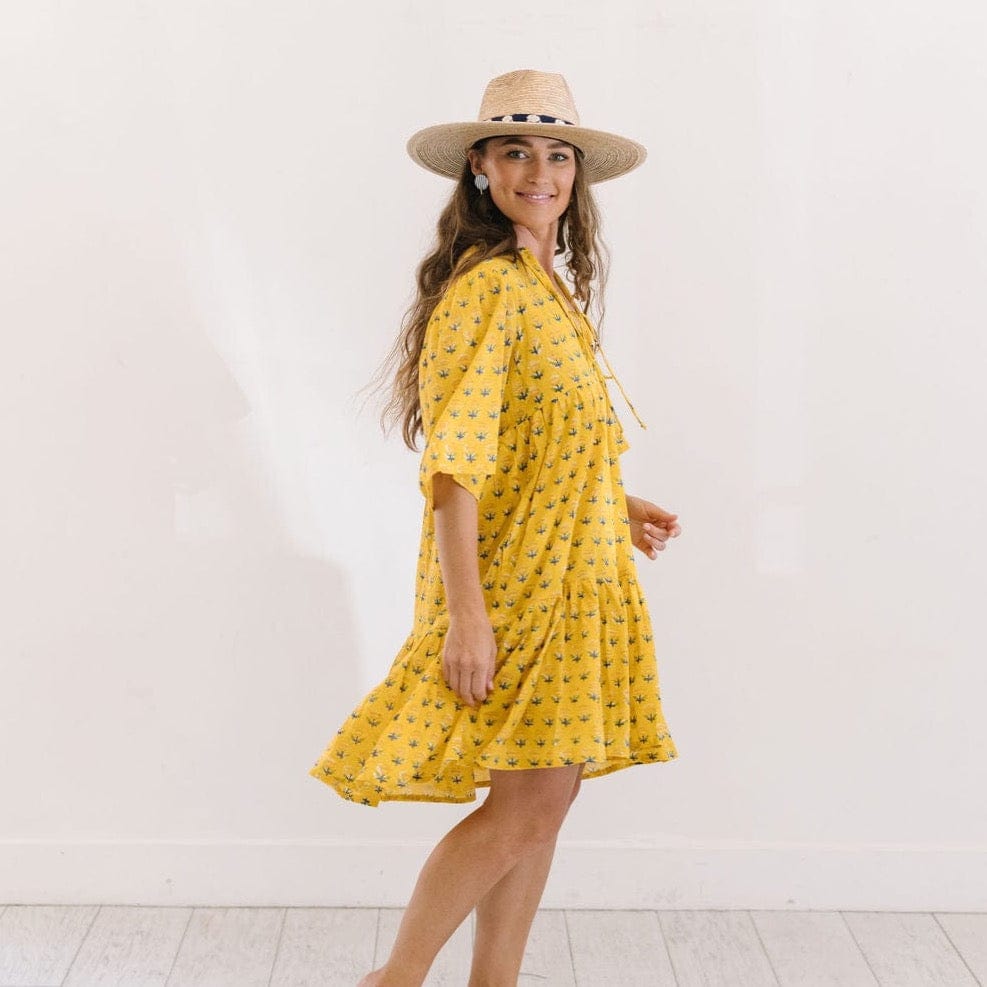 Sunshine Tienda® Yellow Marigold Bondi Dress